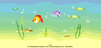 Personalised Birthday Cards - Fish