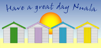 Personalised Birthday Cards - Beach Hut 1