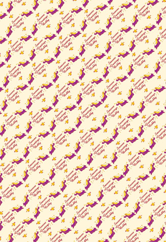 Personalised Christmas Wrapping Paper - Christmas Angels