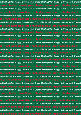 Personalised Christmas Wrapping Paper - Crappy Christmas - Baubles