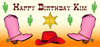 Personalised Birthday Cards - Line Dance Pink