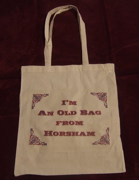 Personalized Cotton Shopping Bags - I'm an old bag from - Cotton Shopper