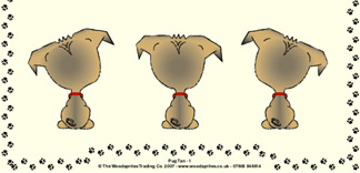 Personalised Pet Cards - Pug Tan 1