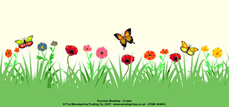 Personalised Birthday Cards - Summer Meadow Cream