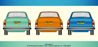 Personalised Birthday Cards - VW Fastback