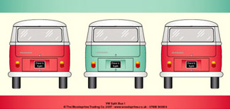 Personalised Birthday Cards - VW Split - Bus